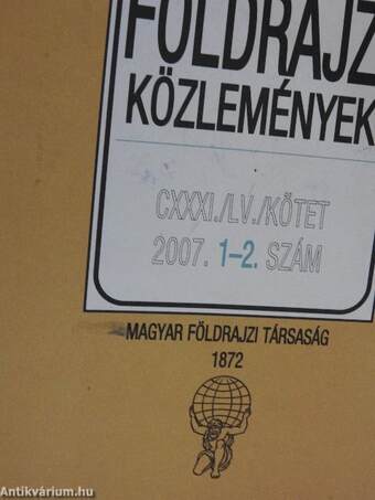 Földrajzi Közlemények 2007/1-4.