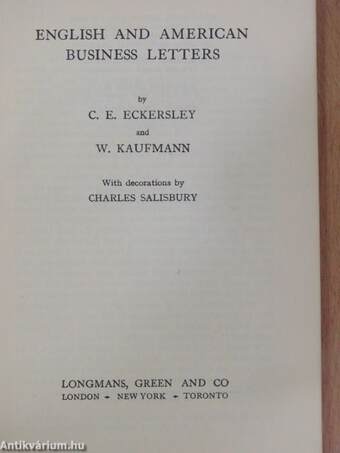 English and American Business Letters