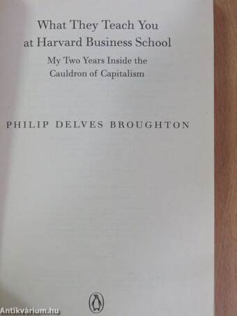 What They Teach You at Harvard Business School