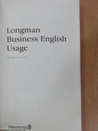 Longman Business English Usage