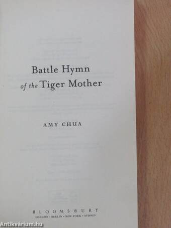 Battle Hymn of the Tiger Mother