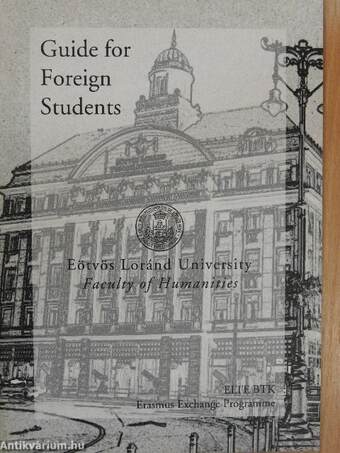 Guide for Foreign Students - Eötvös Loránd University-Faculty of Humanities