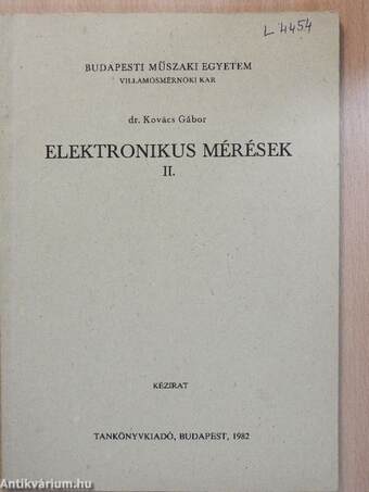 Elektronikus mérések II.