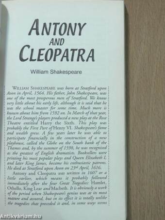 Antony and Cleopatra - CD-vel