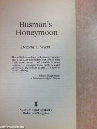 Busman's Honeymoon