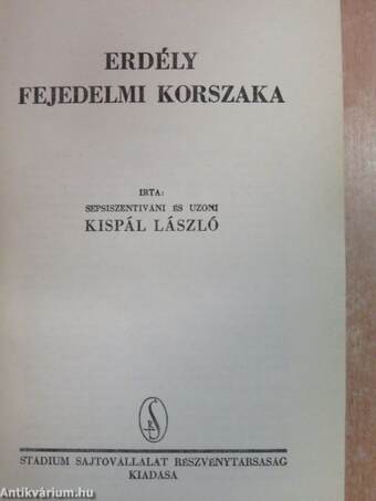 Erdély fejedelmi korszaka