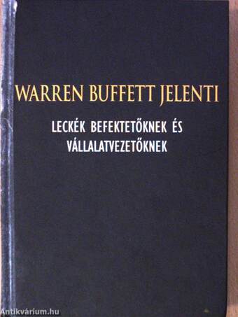 Warren Buffett jelenti