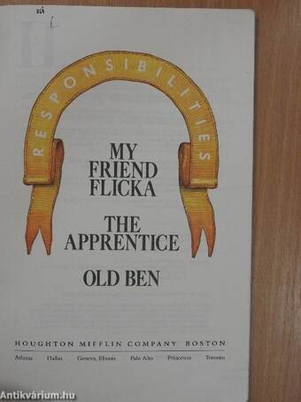 My friend Flicka/The apprentice/Old Ben