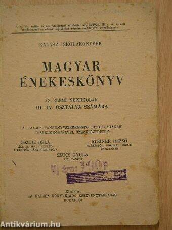 Magyar énekeskönyv