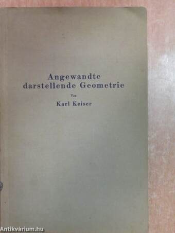 Angewandte darstellende Geometrie