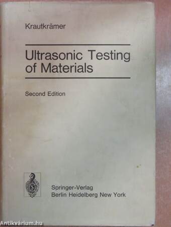 Ultrasonic Testing of Materials