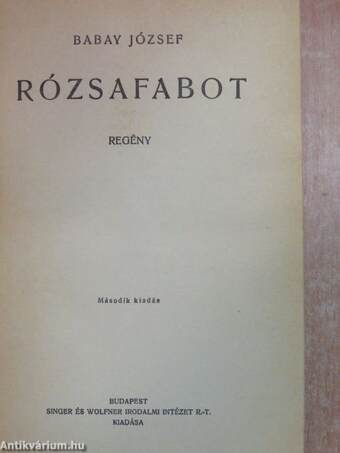 Rózsafabot