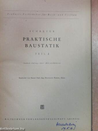 Praktische Baustatik II.