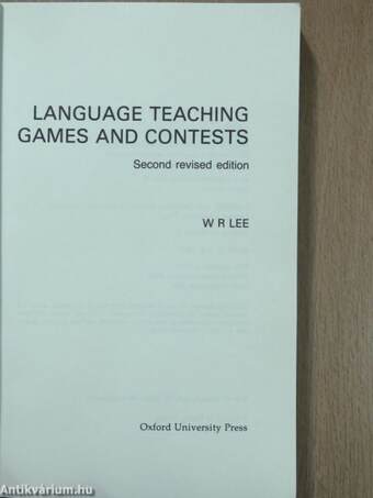 Language Teaching Games and Contests