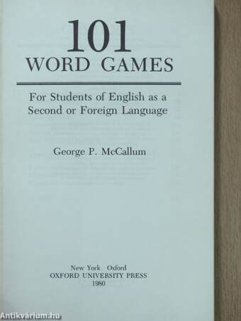 101 word games