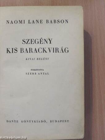 Szegény kis barackvirág