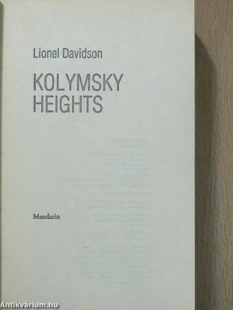 Kolymsky Heights