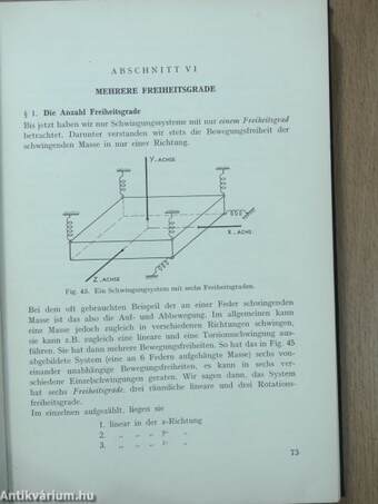 Einführung in das Gebiet der Mechanischen Schwingungen