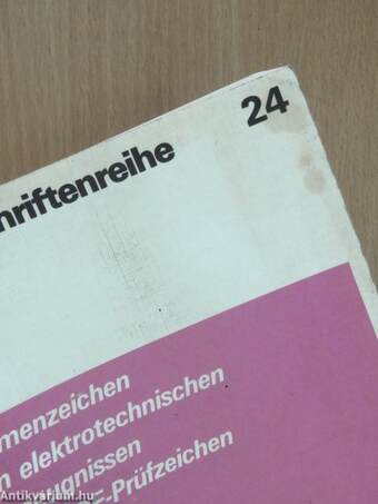 Firmenzeichen an elektrotechnischen - Erzeugnissen mit VDE-Prüfzeichen