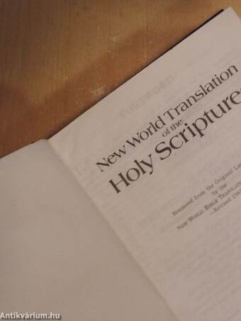 New World Translation of the Holy Scriptures