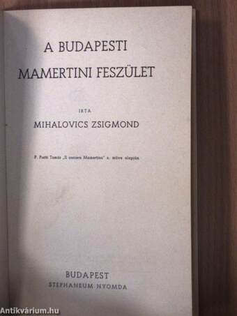 A budapesti Mamertini Feszület