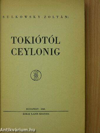 Tokiótól Ceylonig