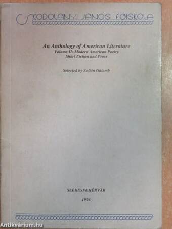 An Anthology of American Literature II.