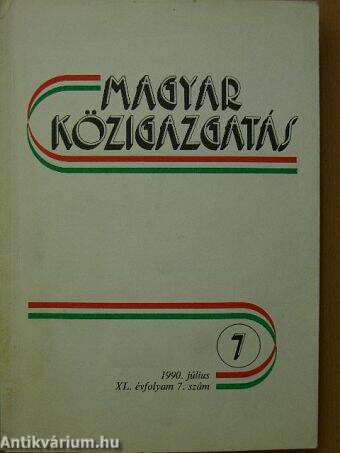 Magyar Közigazgatás 1990. július
