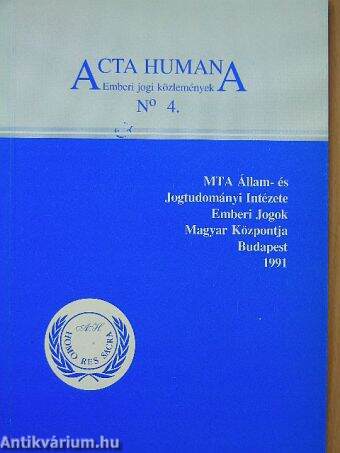 Acta Humana 4.