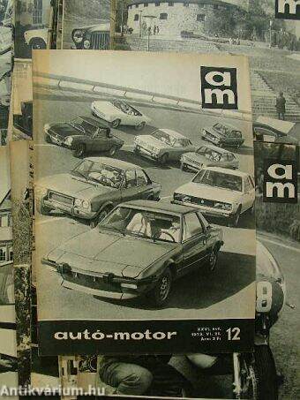 Autó-Motor 1973. (nem teljes évfolyam)