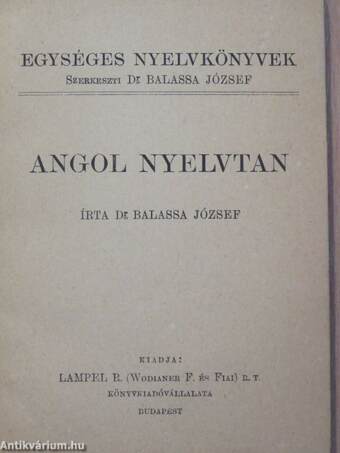 Angol nyelvtan