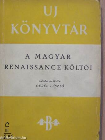 A magyar renaissance költői