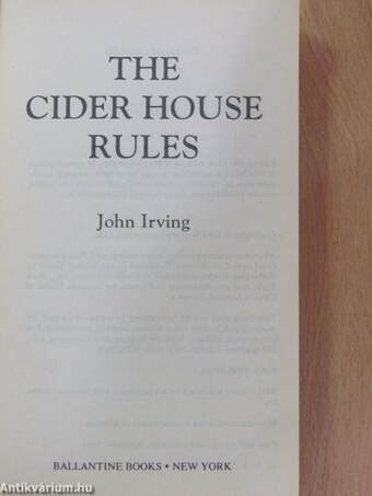 The Cider House Rules