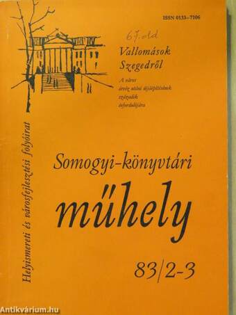 Somogyi-könyvtári műhely 83/2-3