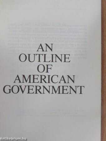 An Outline of American Government