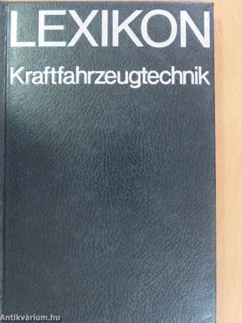 Lexikon Kraftfahrzeugtechnik