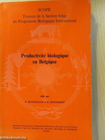 Productivité biologique en Belgique