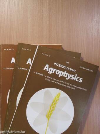 International Agrophysics Vol. 4. Nos 1-4. 1988