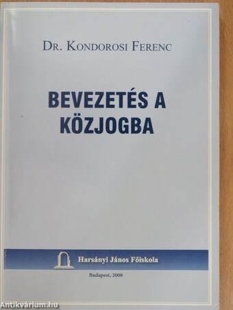 Bevezetés a közjogba