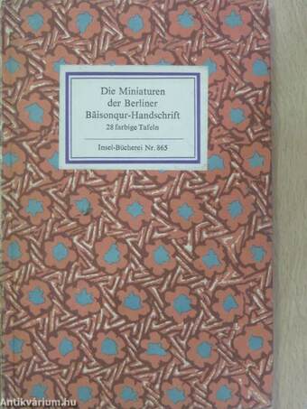 Die Miniaturen der Berliner Baisonqur-Handschrift