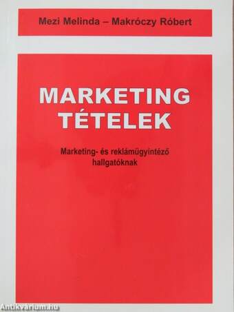 Marketing tételek