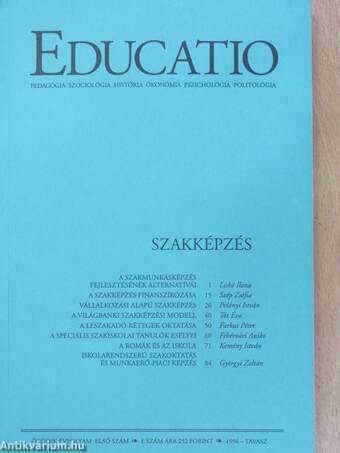 Educatio 1996/1. Tavasz