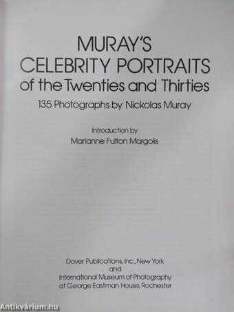 Muray's Celebrity Portraits of the Twenties and Thirties