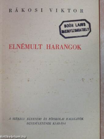 Elnémult harangok