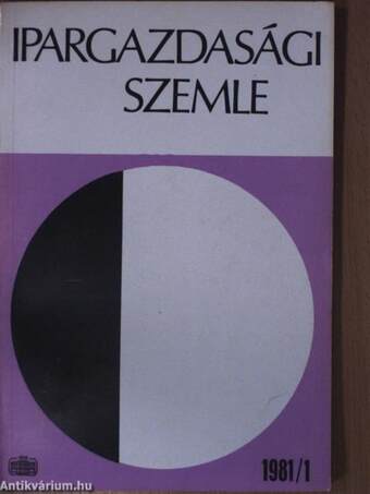 Ipargazdasági Szemle 1981/1-4.