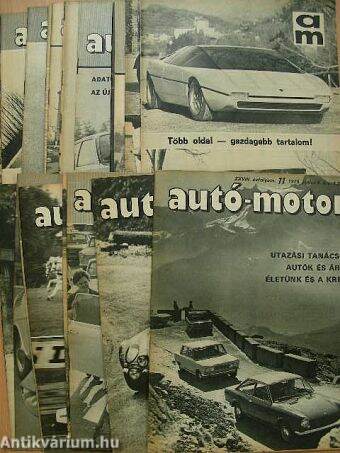 Autó-Motor 1975. (nem teljes évfolyam)