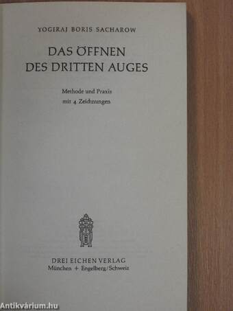 Das Öffnen des Dritten Auges