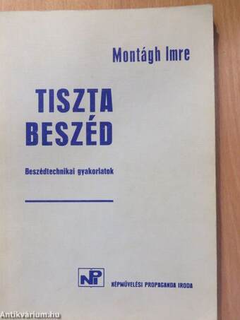 Tiszta beszéd (aláírt példány)