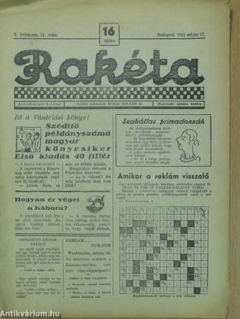 Rakéta 1941. május 27.