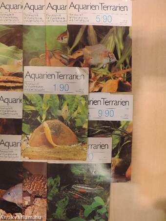 Aquarien Terrarien Januar-Dezember 1990.